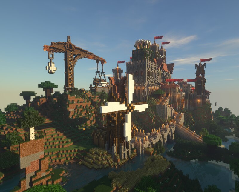 medieval castle minecraft map