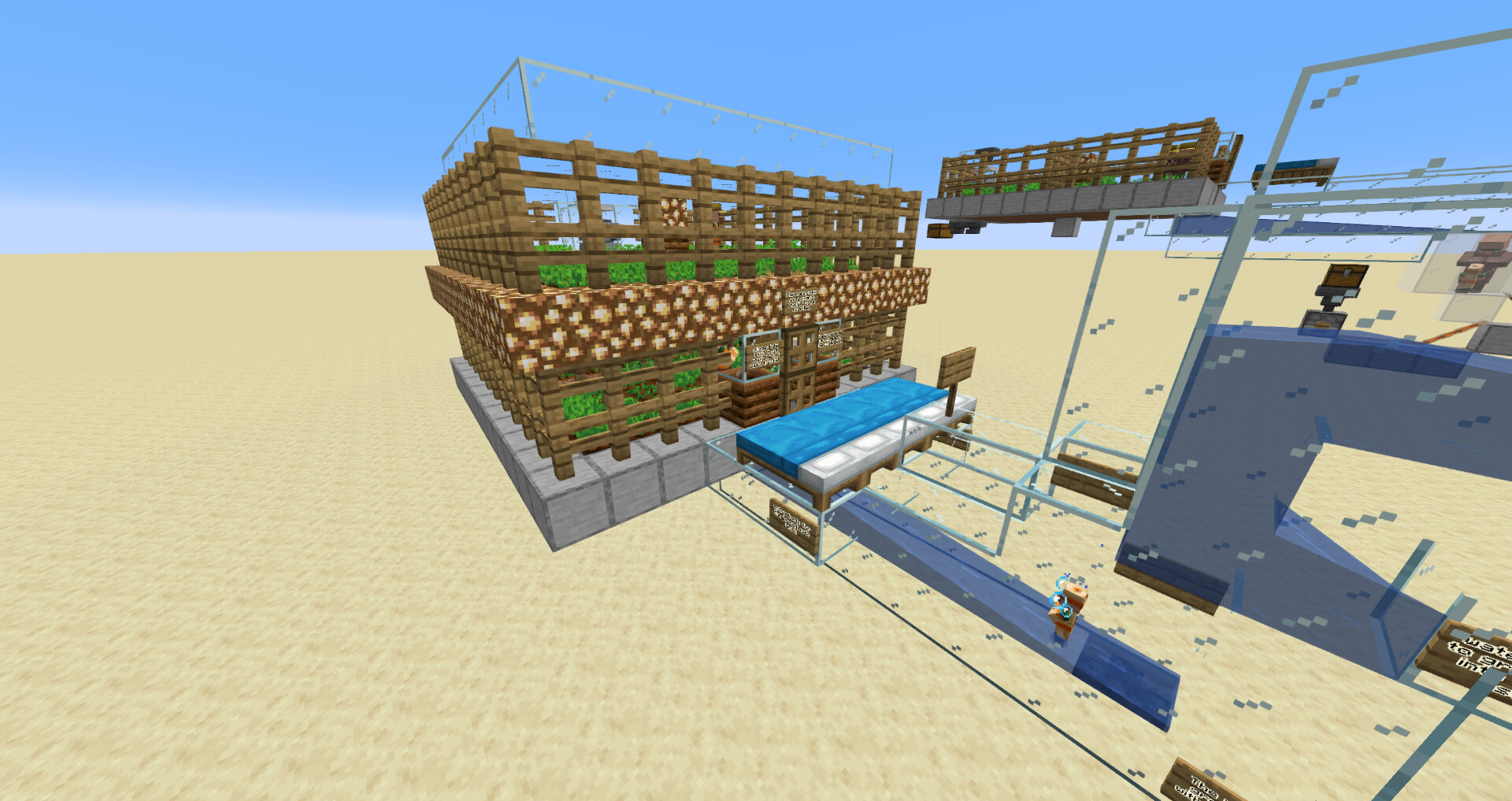 Villager Food Farm and Breeder (All in one) Minecraft Map