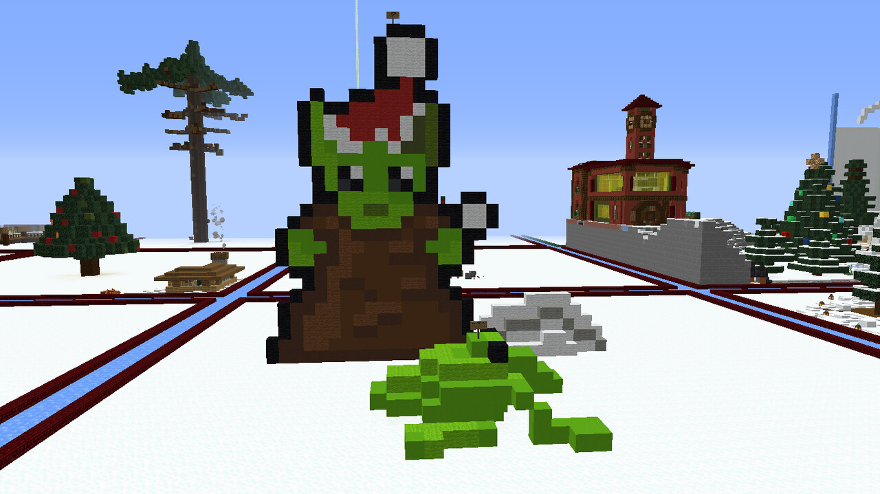 Christmas Build Contest Fruitlab Server Event Minecraft Map