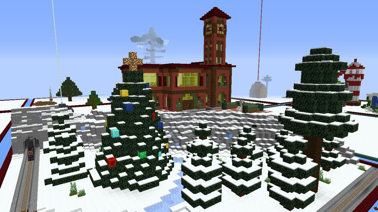 Christmas Build Contest Fruitlab Server Event Minecraft Map