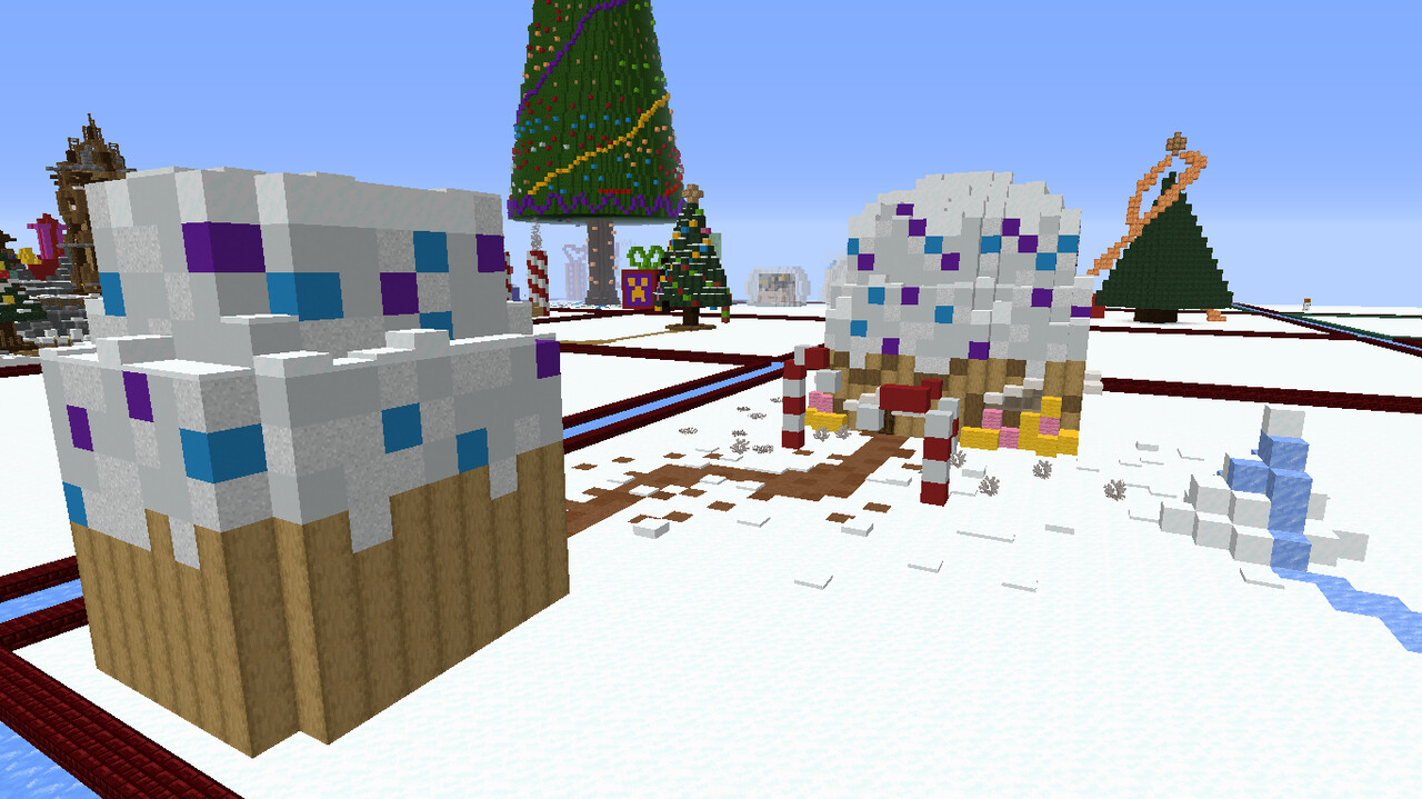 Christmas Build Contest Fruitlab Server Event Minecraft Map