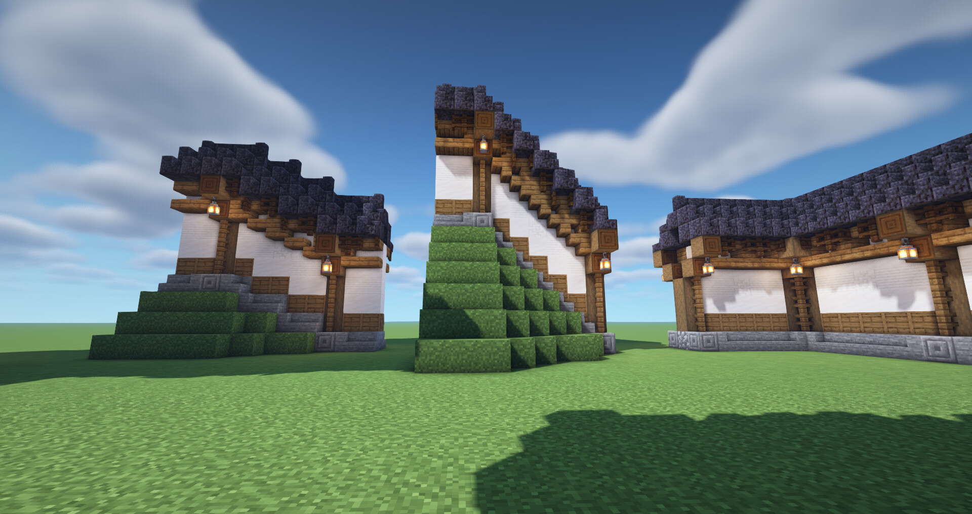 Japanese Walls and Towers Minecraft Map