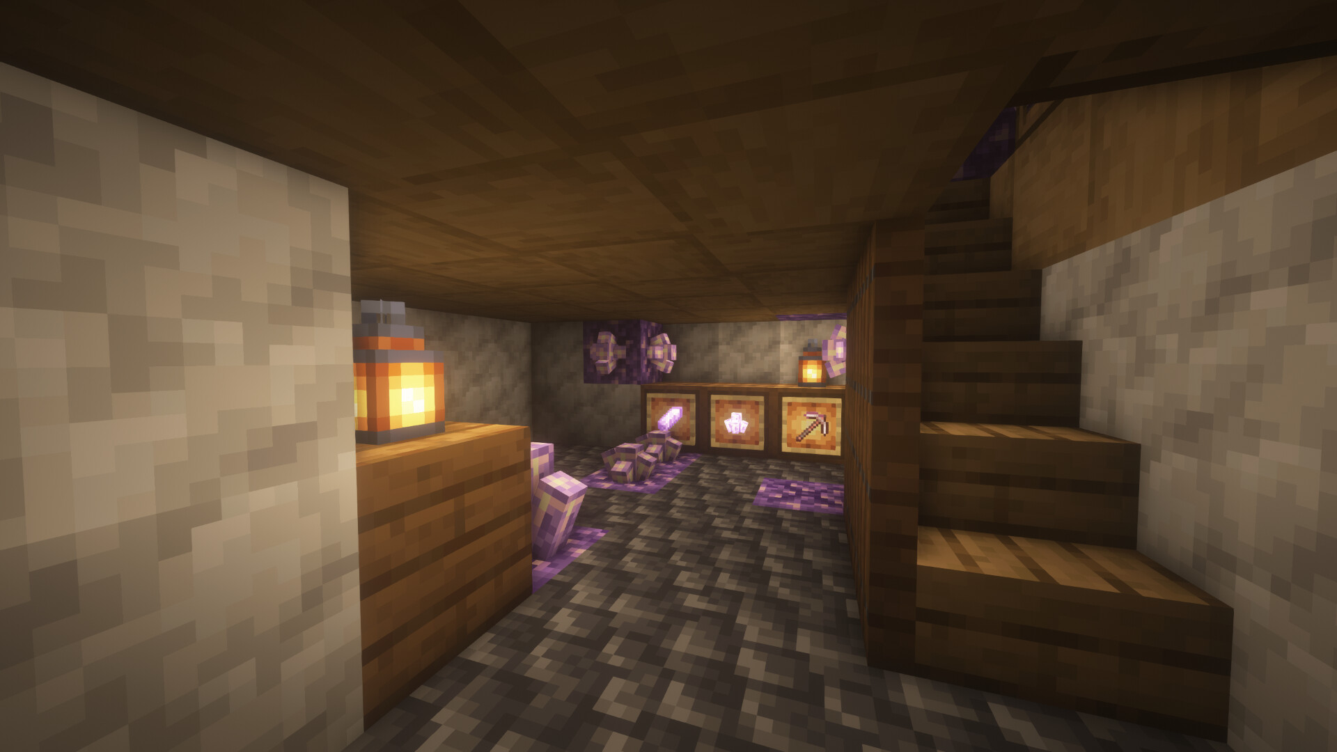 Amethyst Geode House Creative Build Series Minecraft Map