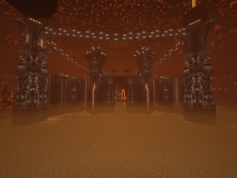 Nether Castle Minecraft Map