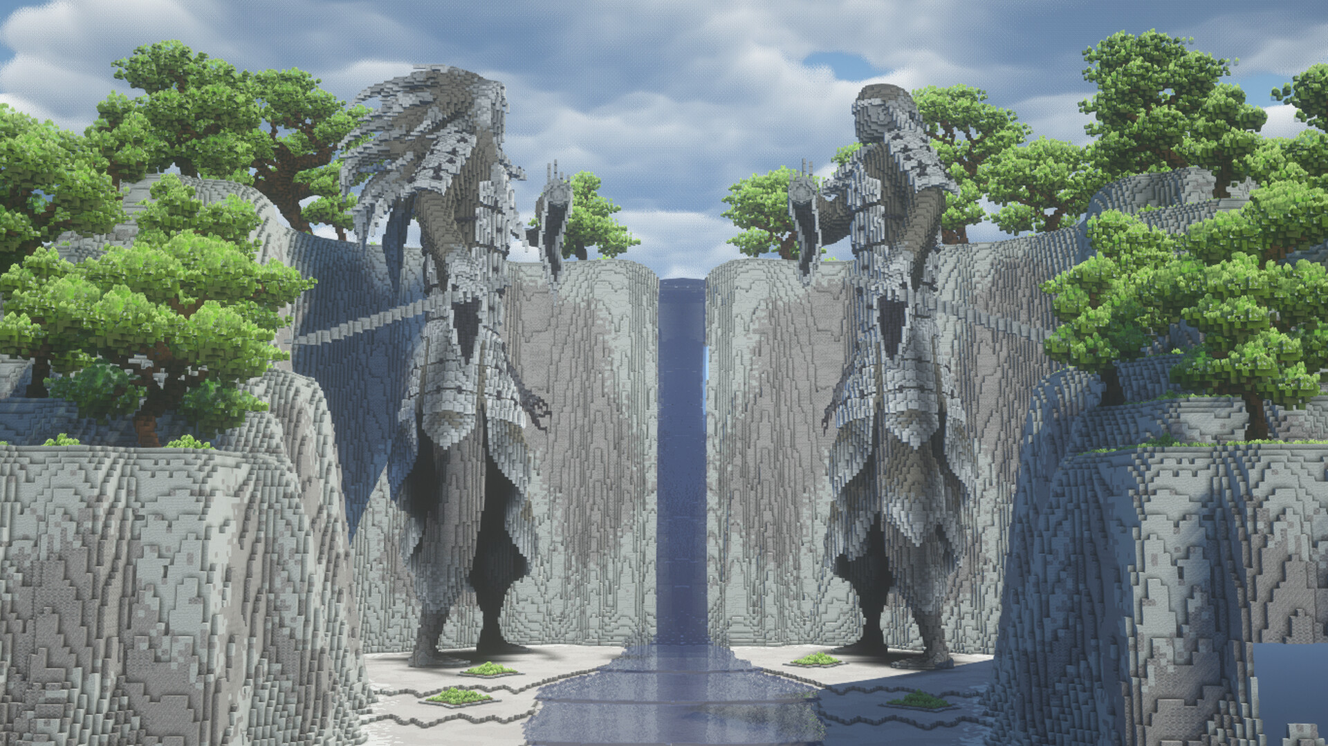 Valley of the End Naruto Shippuden Minecraft Map