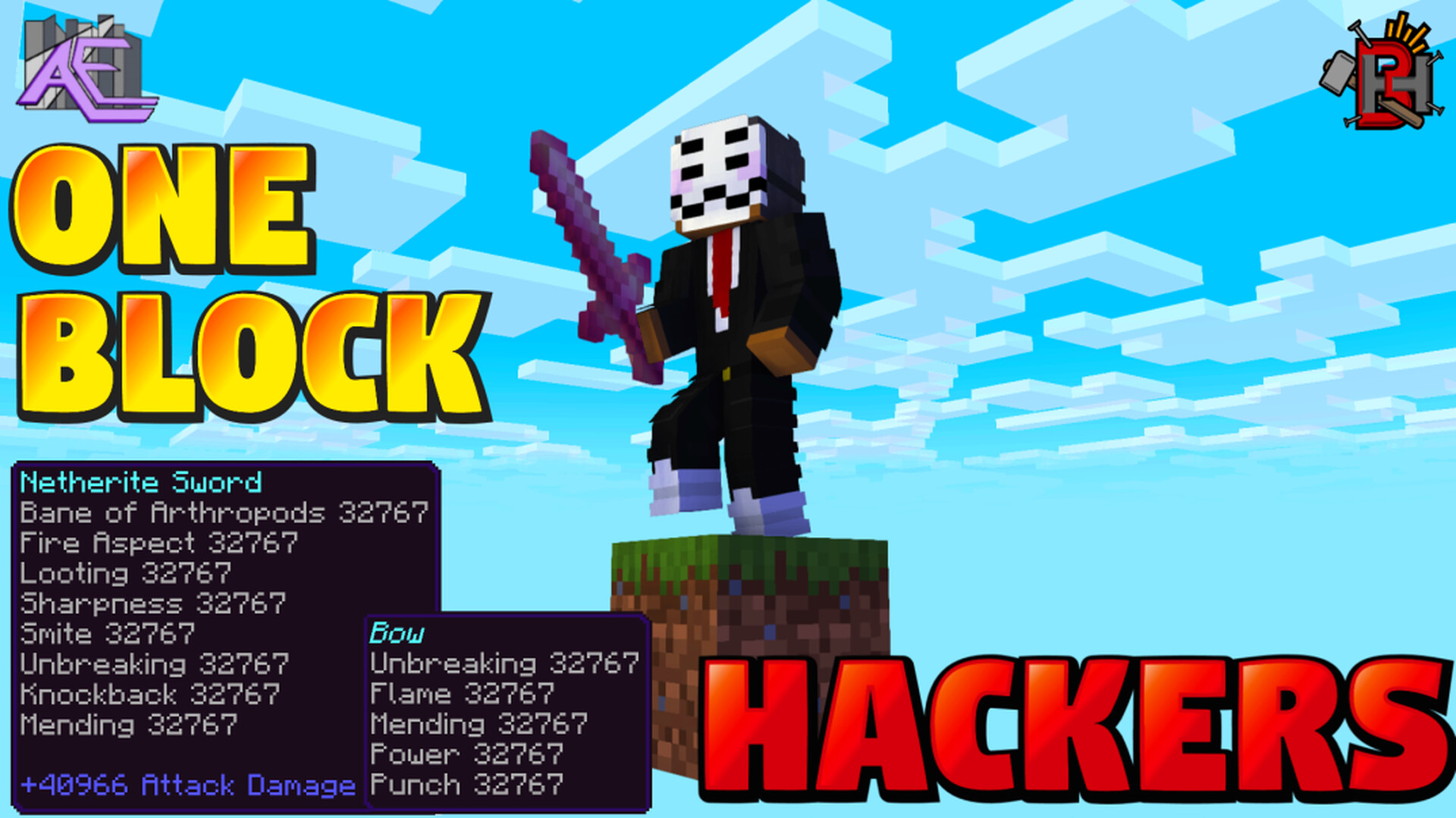 One Block Hackers Minecraft Map