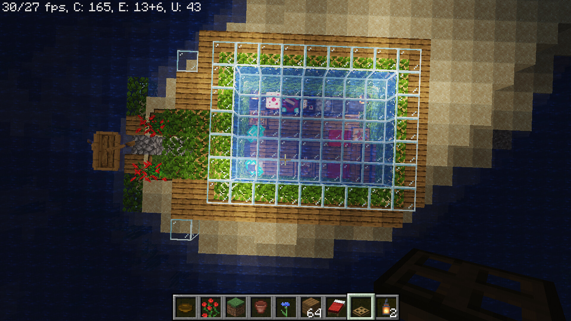 Underground Water House Minecraft Map