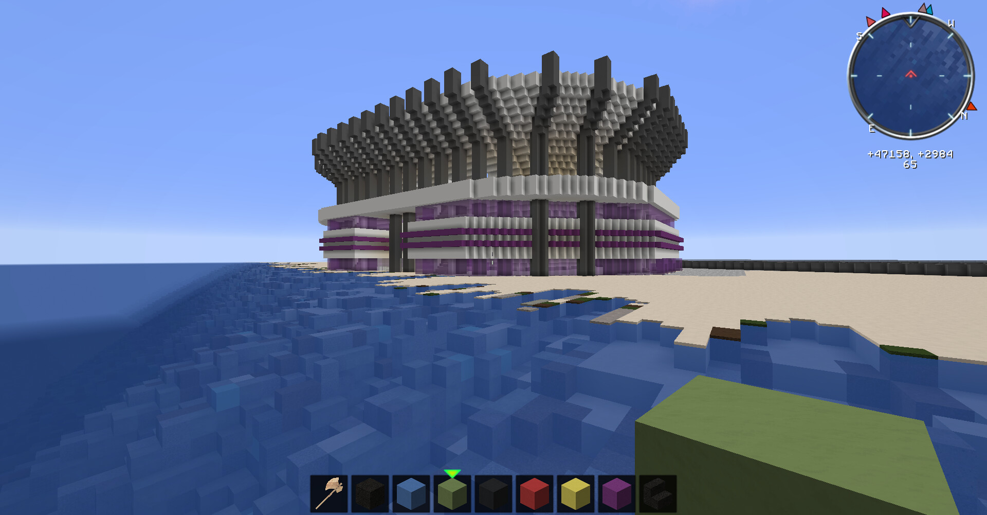 Olympic Beach Volley Stadium Minecraft Map