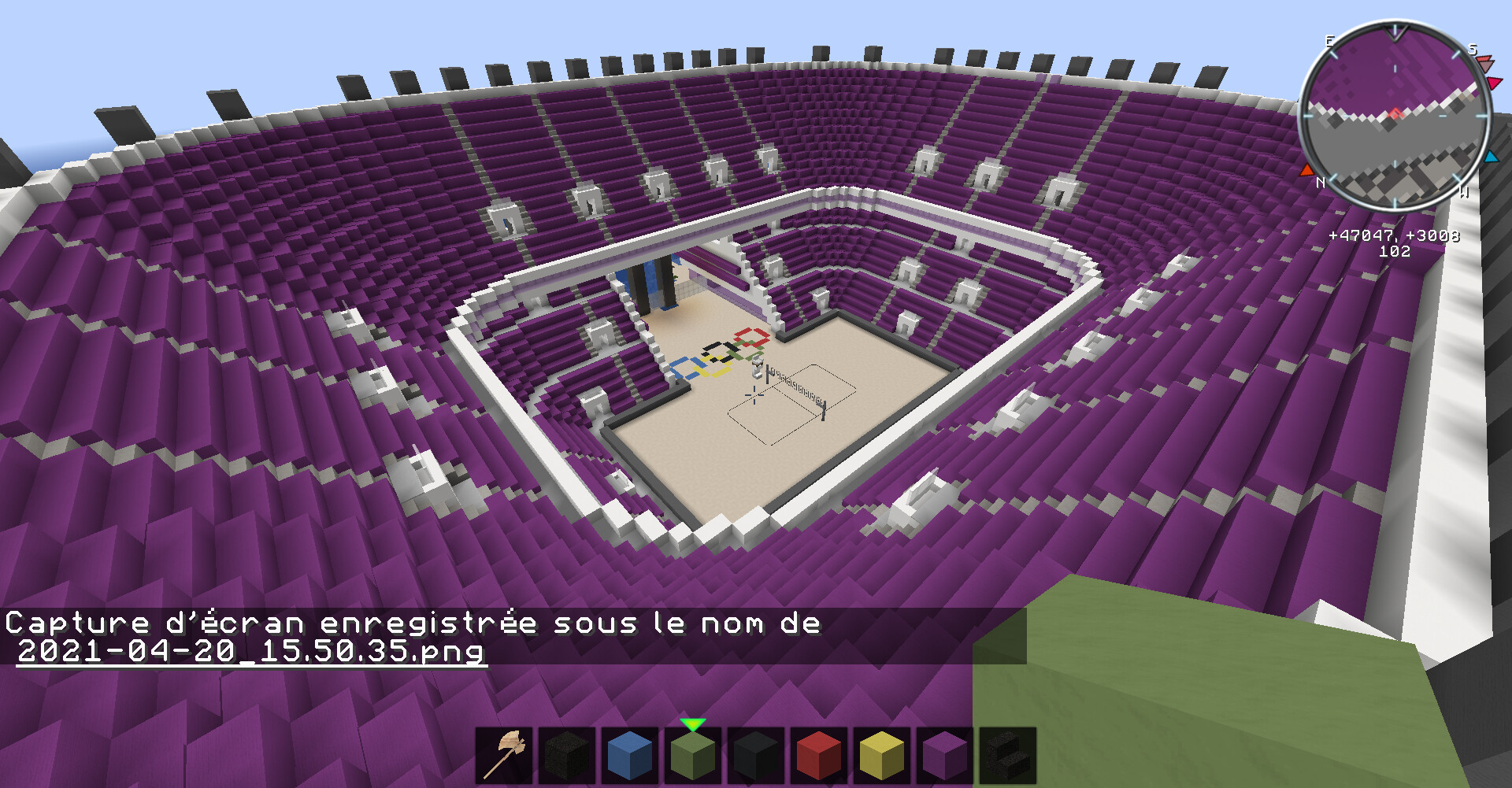 Olympic Beach Volley Stadium Minecraft Map