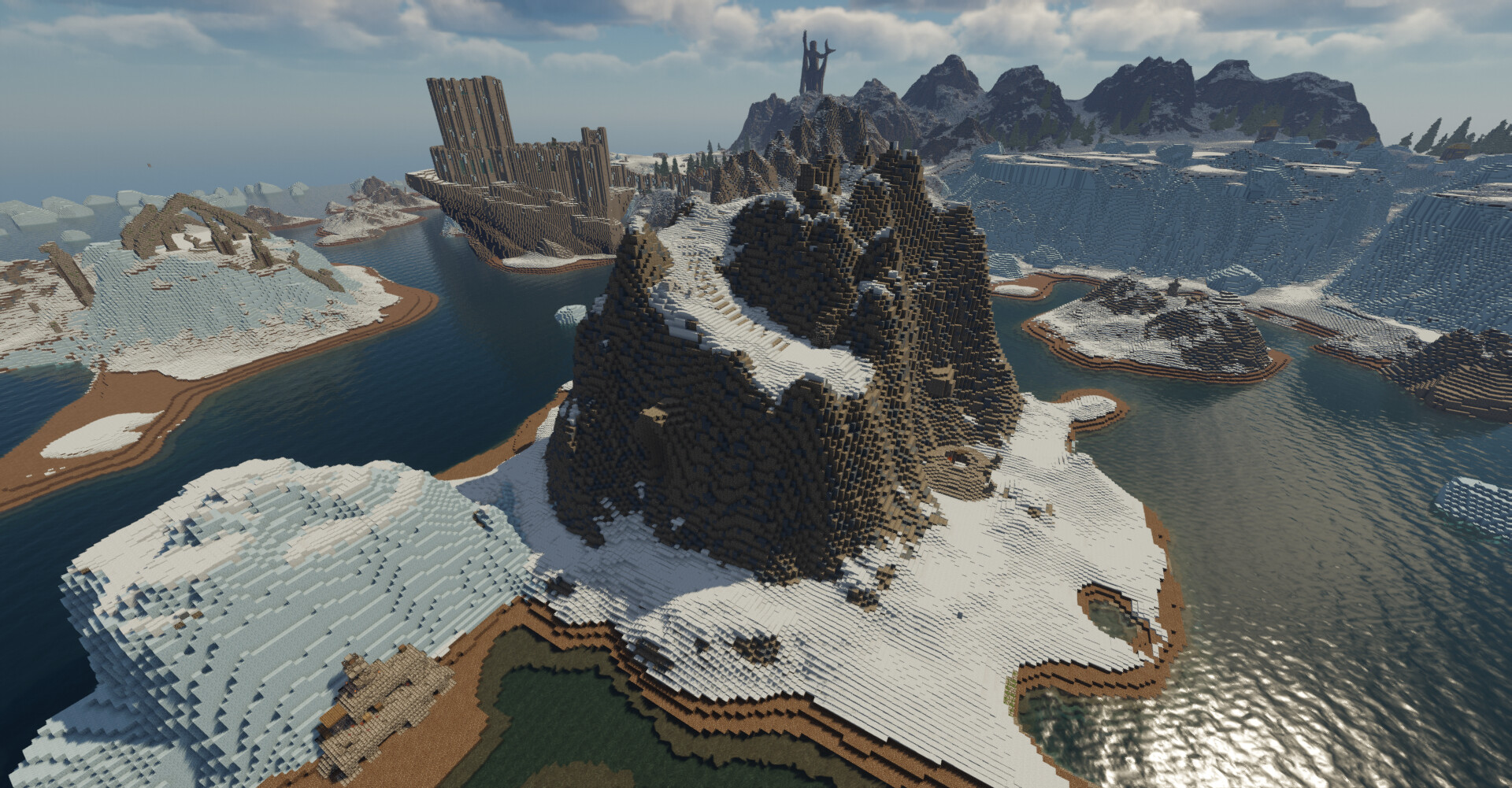 Ysgramor's Tomb, nordic ruin with full interior (Skyrim TES) Minecraft Map