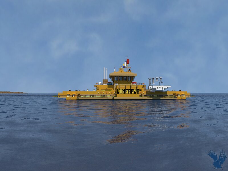 Cable Ferry "Elvira" (2010) Full Interior Download Minecraft Map