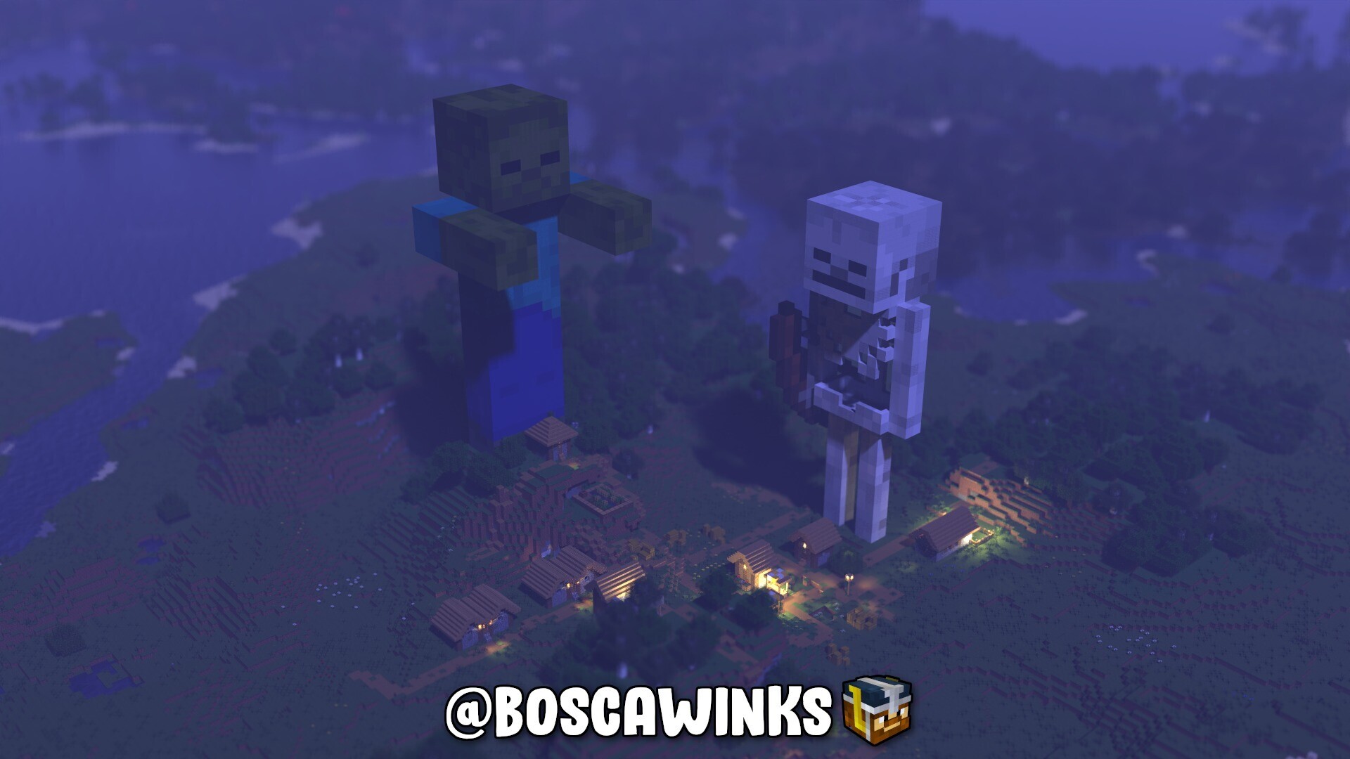 Zombie Mob Statues Minecraft Map