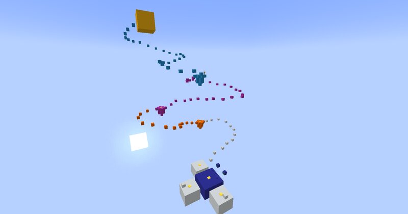 Jump and Run Minecraft Map