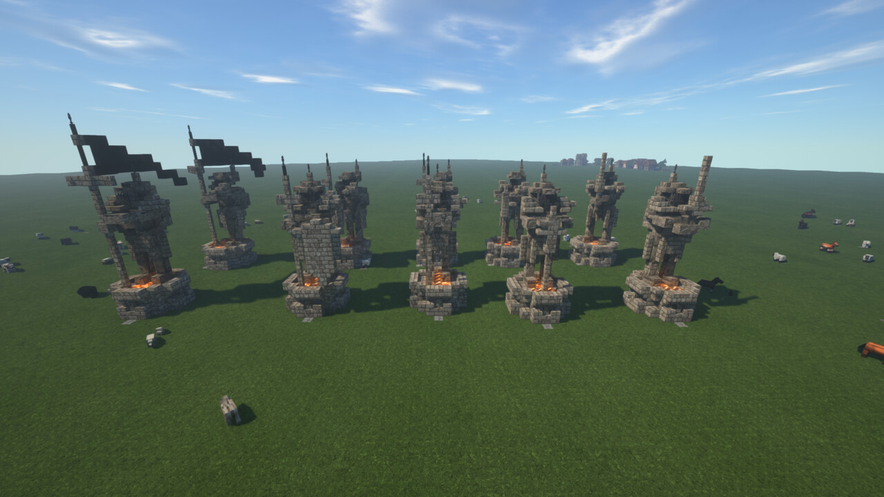 Knight Stone Statue Minecraft Map