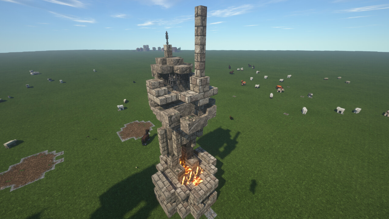 Knight Stone Statue Minecraft Map