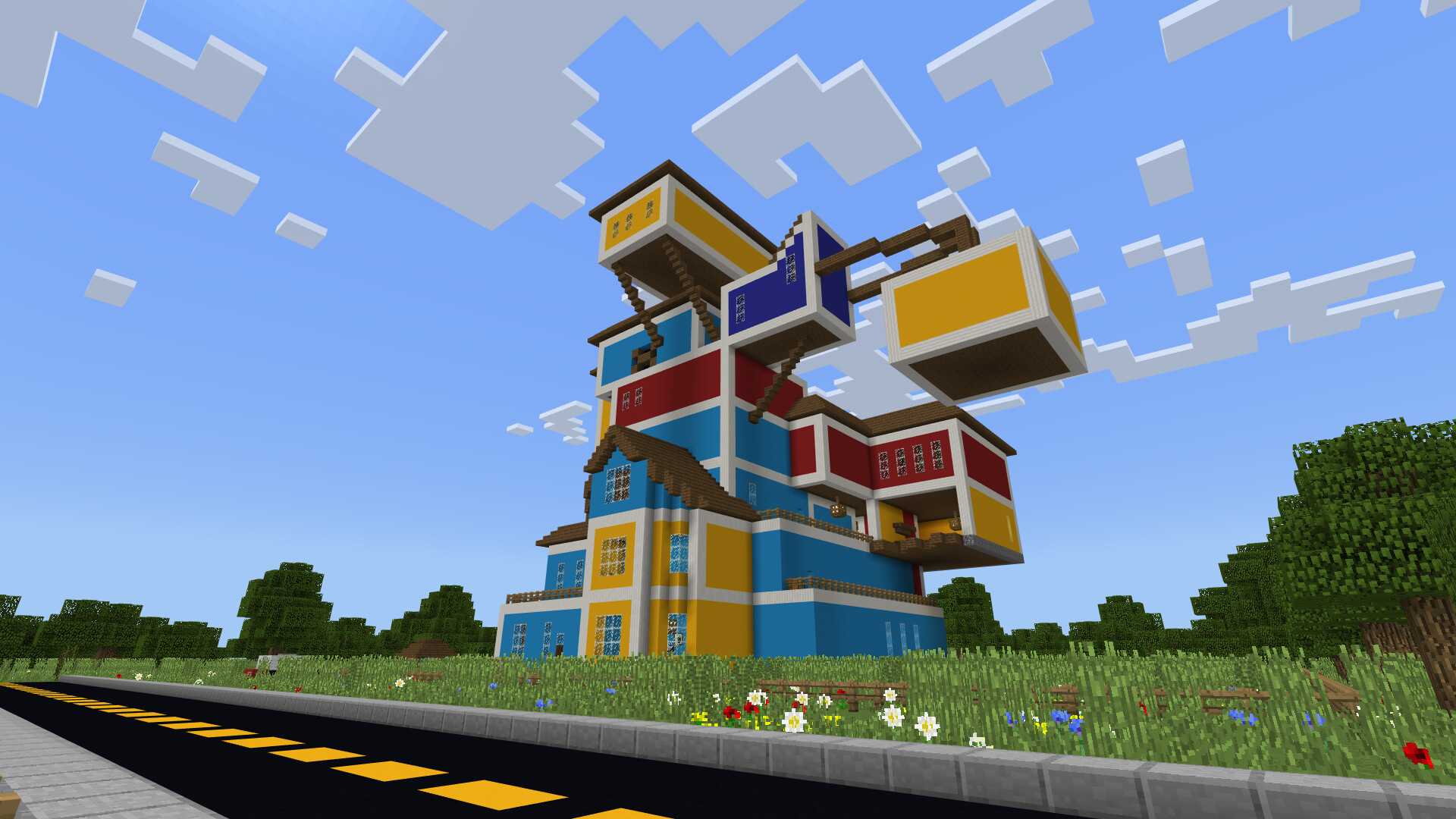 Hello Neighbor Act 3 Minecraft Map