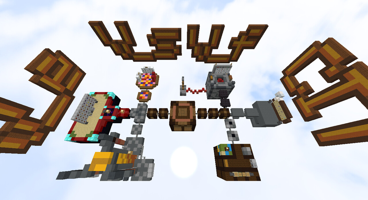 Visual Enchantments Showcase World (v2.0) Minecraft Map