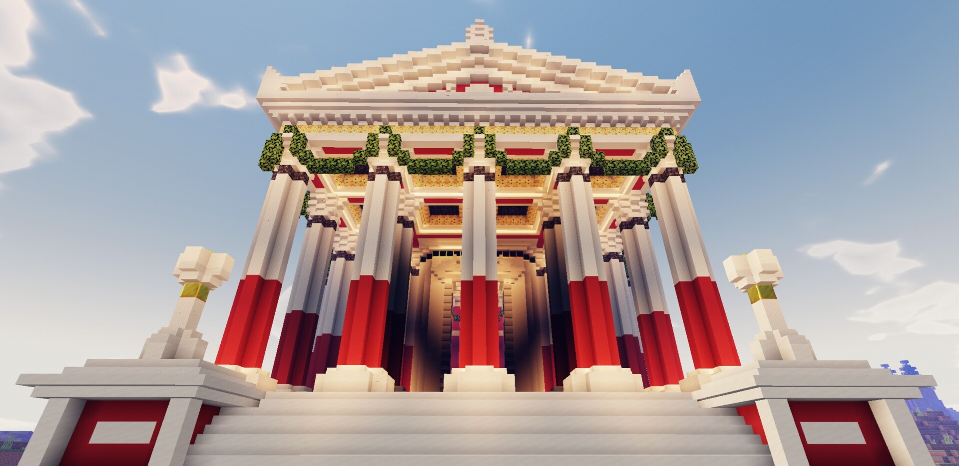 Roman Temples of Jupiter and Juno (Bedrock Edition) Minecraft Map