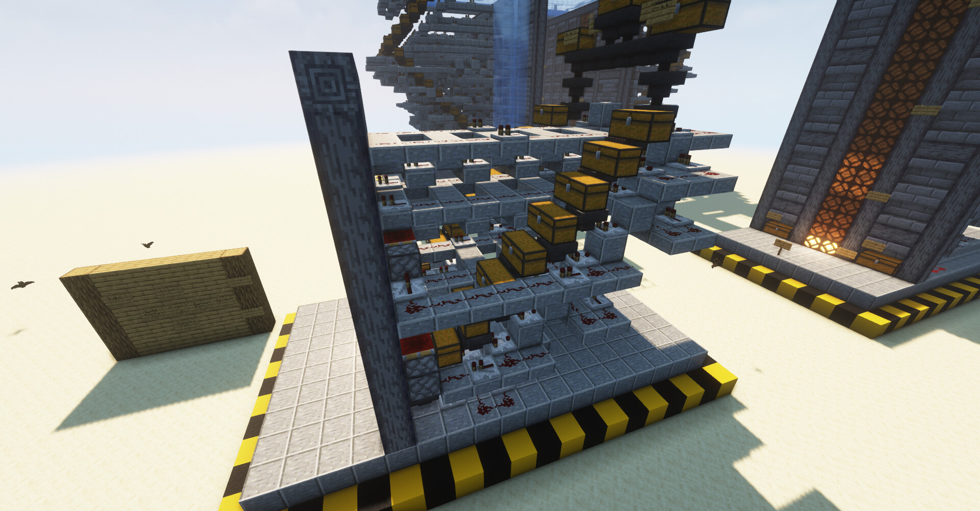 Chest Indicator Designs + Simple Sorting System (1.17.1) Minecraft Map