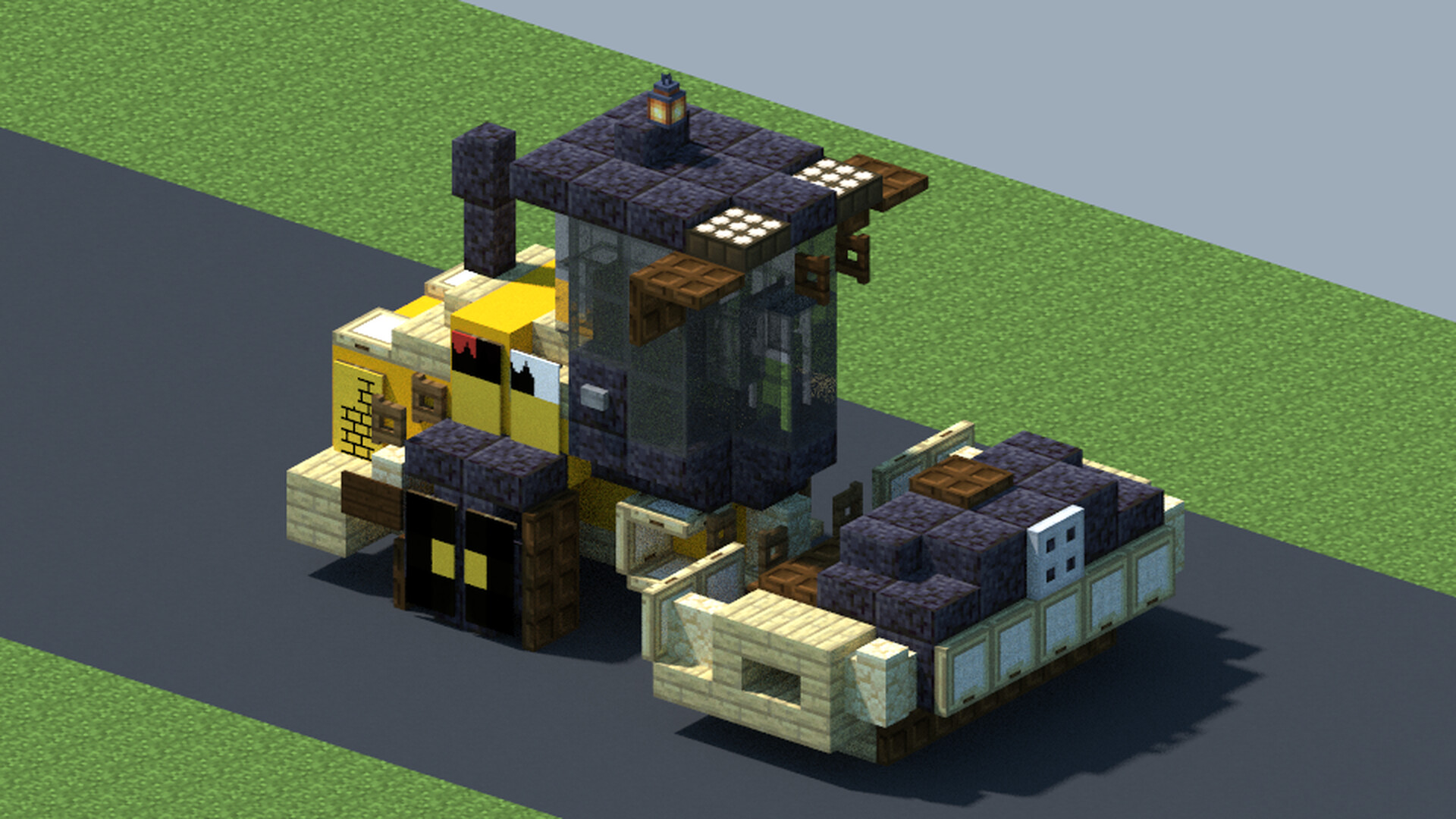 Cat CCS7, Asphalt compactor [With Download] Minecraft Map