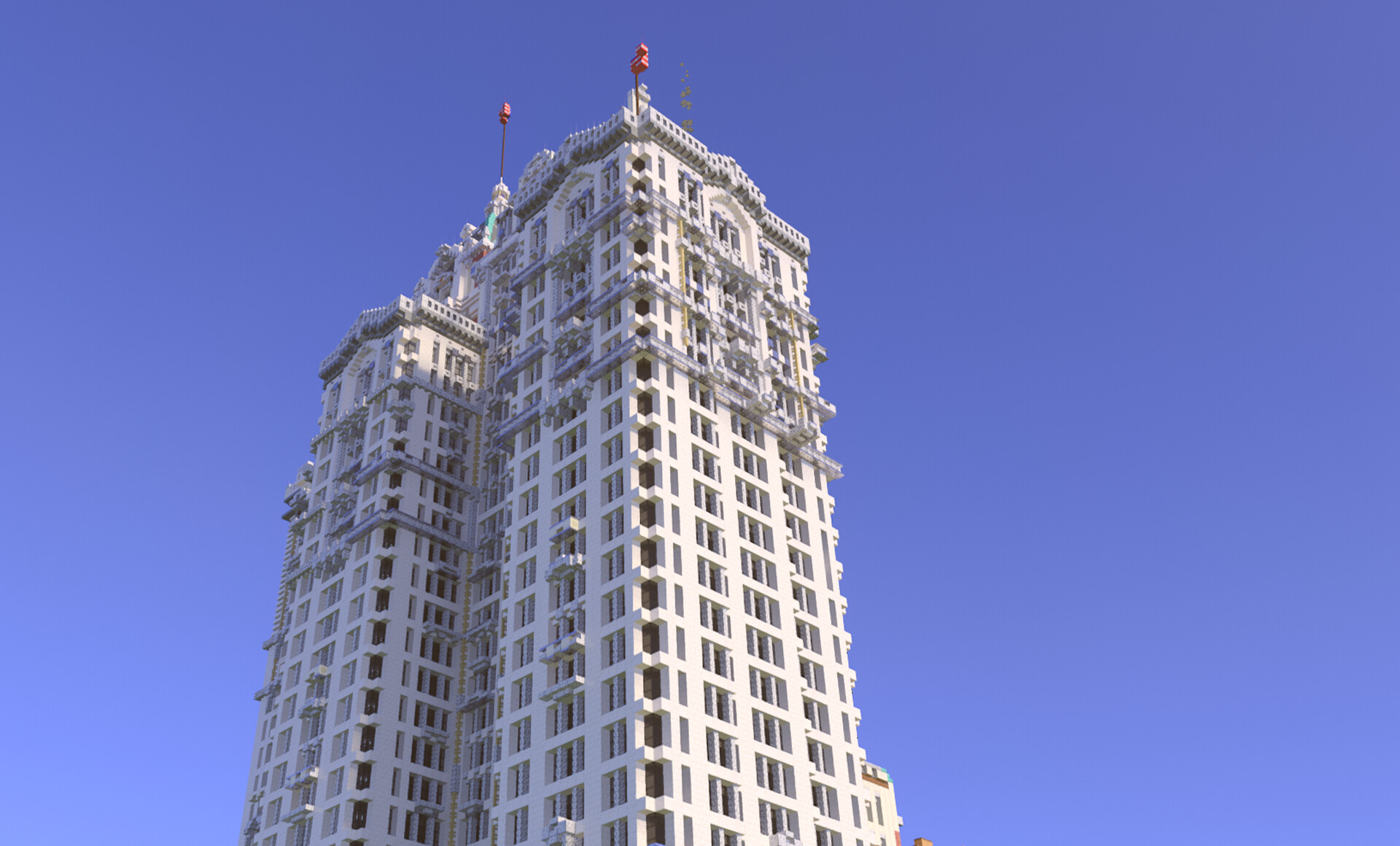 Singer Building and City Investing Building. Minecraft Map