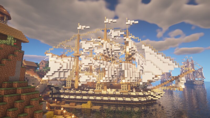 3rd Rate Ship of the Line Minecraft Map