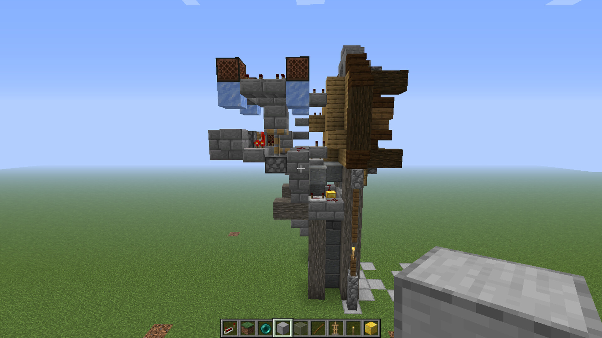Working redstone clock tower Minecraft Map