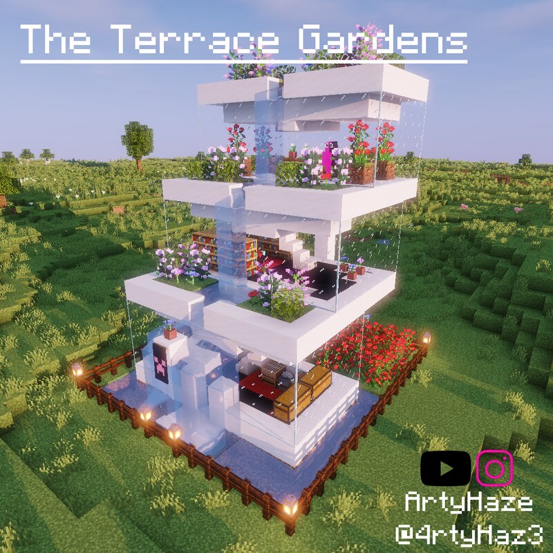 The Terrace Gardens Base Minecraft Map