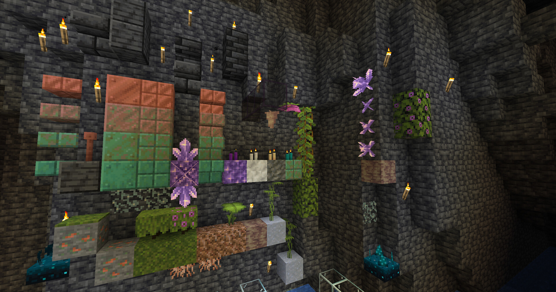 Funtazer's SNAPSHOT Cave Garden 1.17 Update Minecraft Creative Build