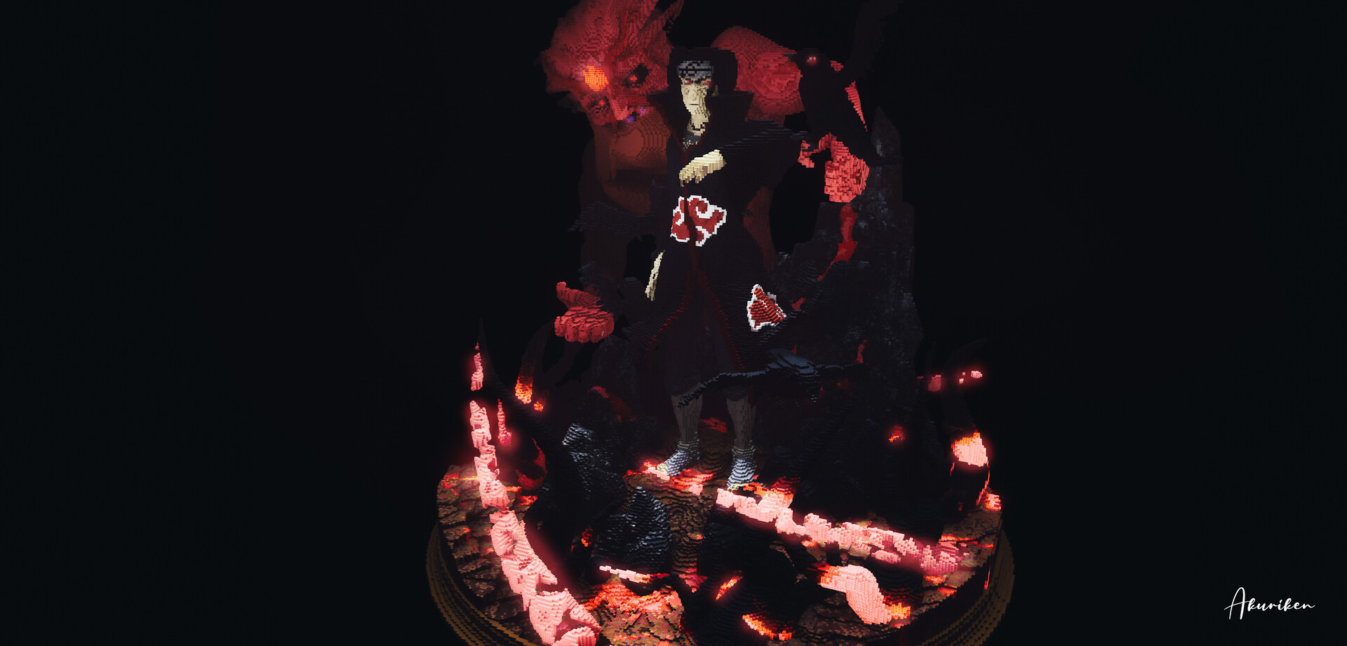 Organic Itachi Uchiha Naruto By Akuriken Minecraft Map