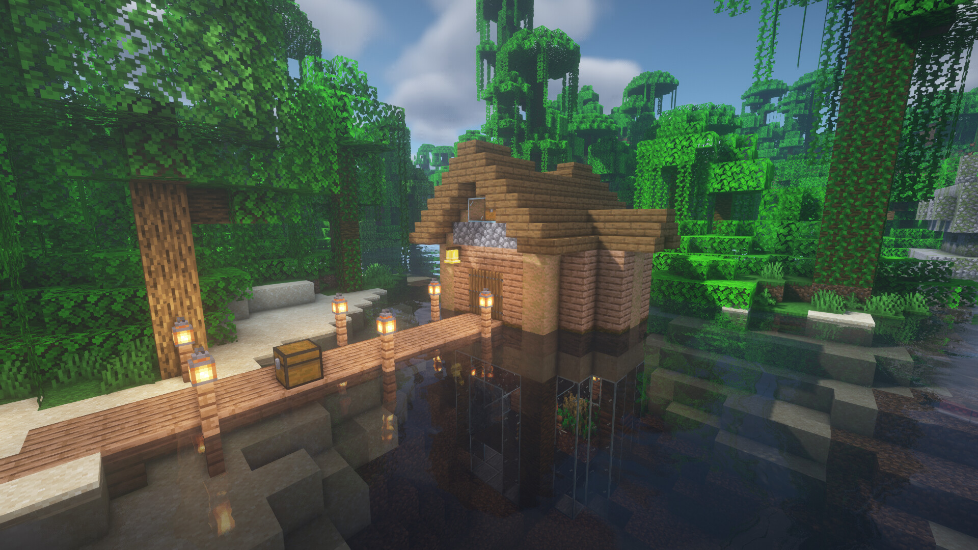 Jungle Survival Starter House Minecraft Map Jungle Survival Starter House Minecraft Map