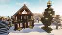 Winter/Christmas Survival House 🤍 Minecraft Map & Project