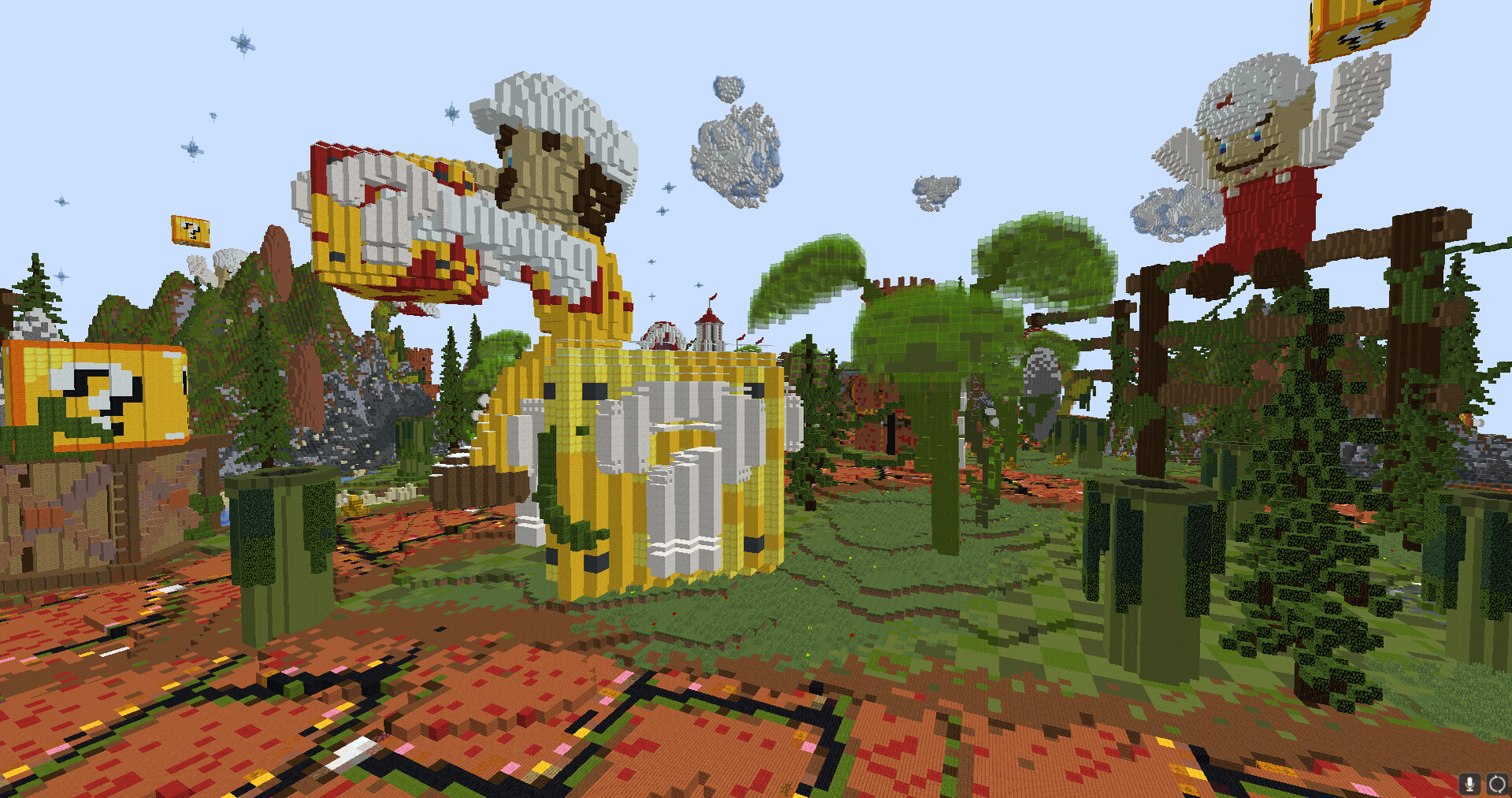 Mario World Minecraft Map