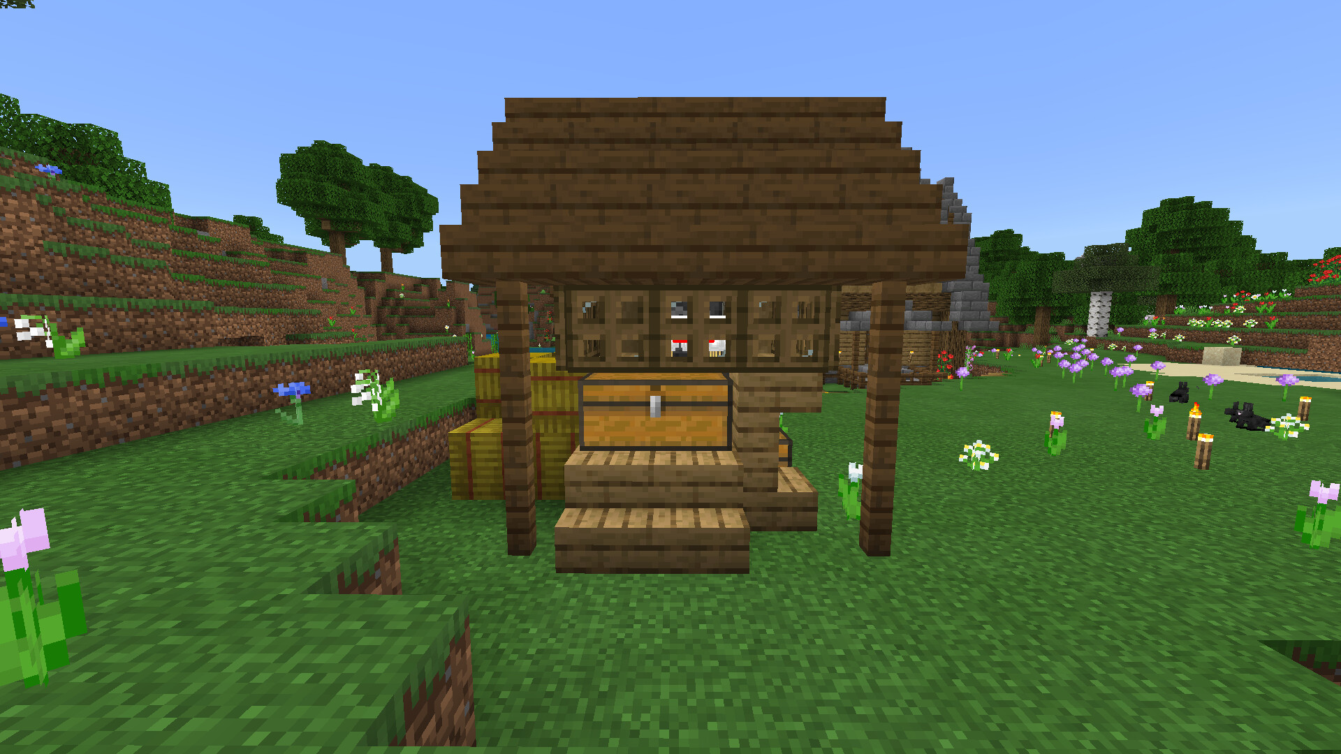 Chicken Farm AND Egg Collector Raw OR Cooked Chicken Minecraft Map