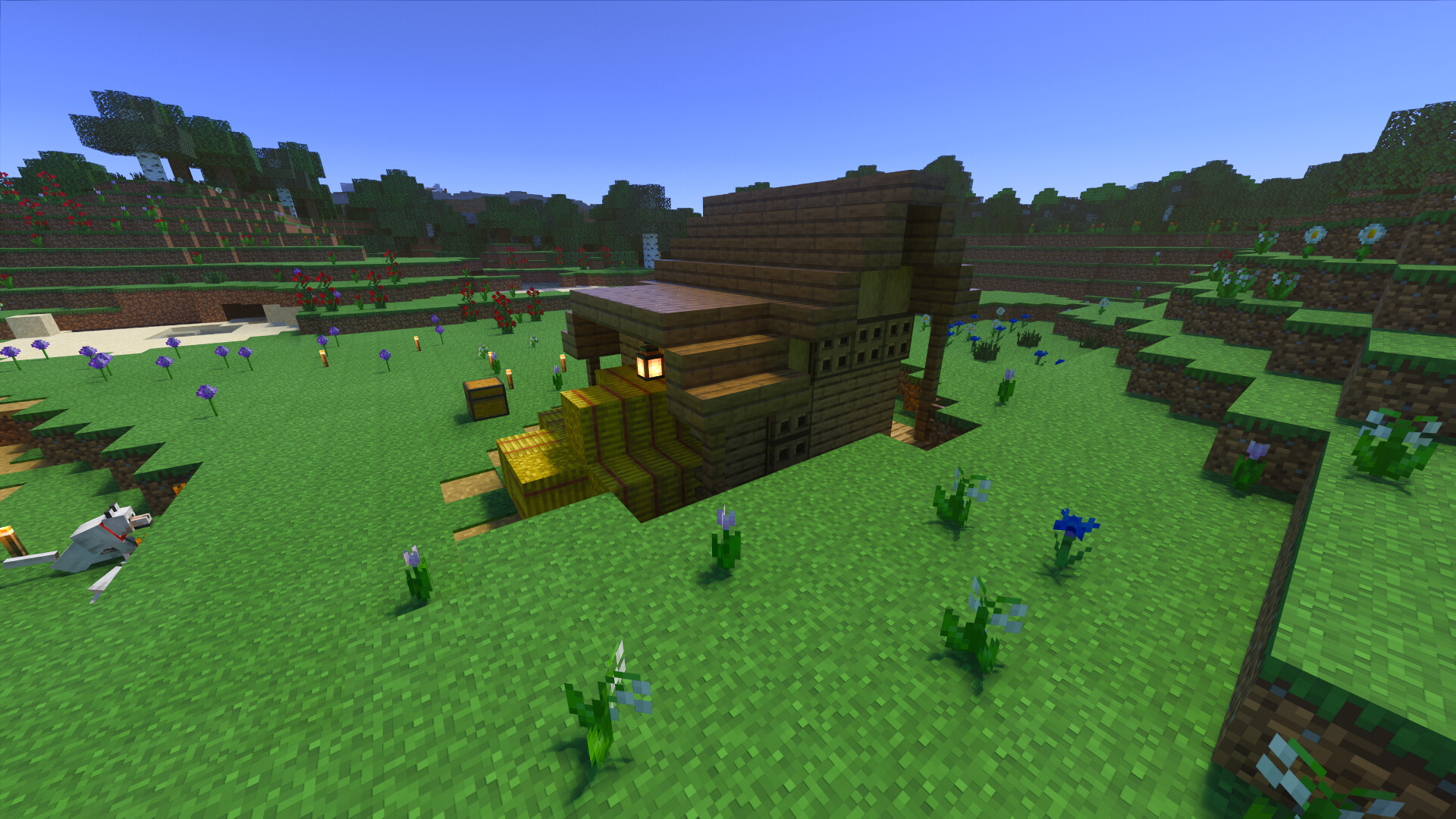 Chicken Farm AND Egg Collector Raw OR Cooked Chicken Minecraft Map