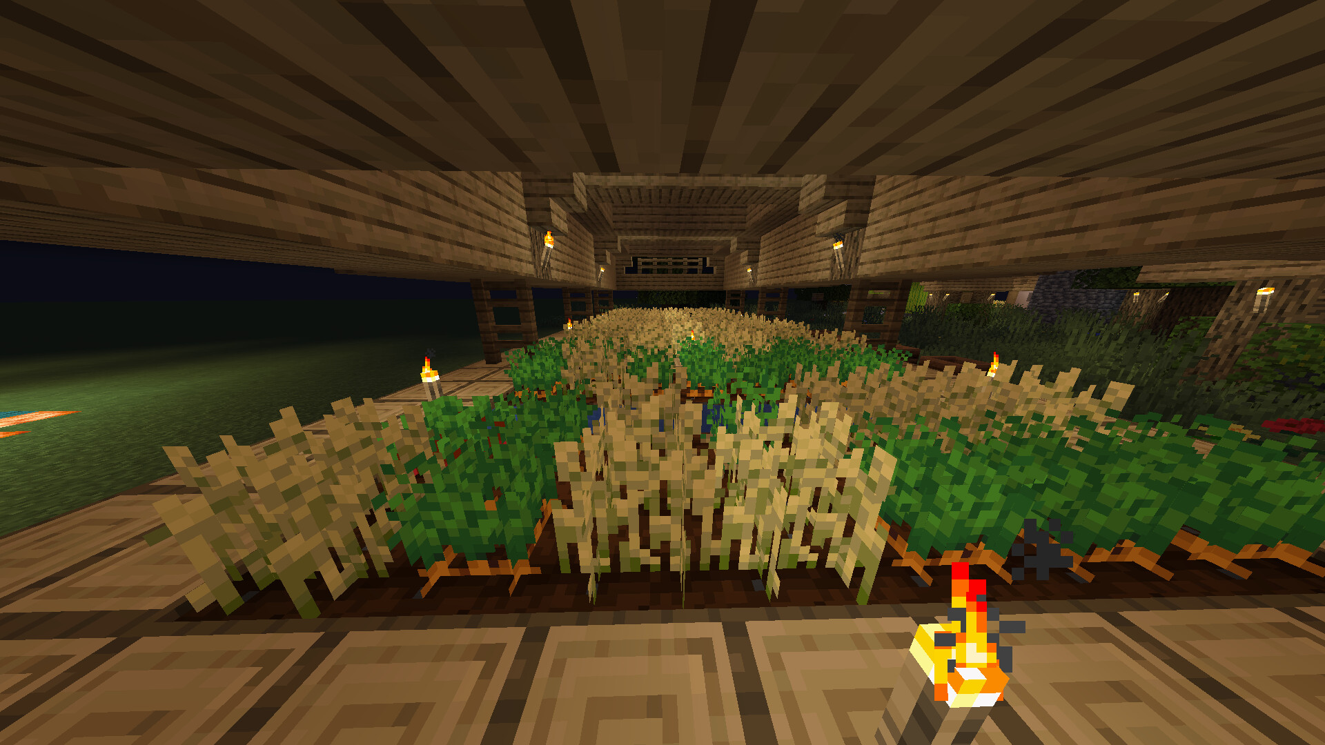 Flat GreenMelon Village Minecraft Map