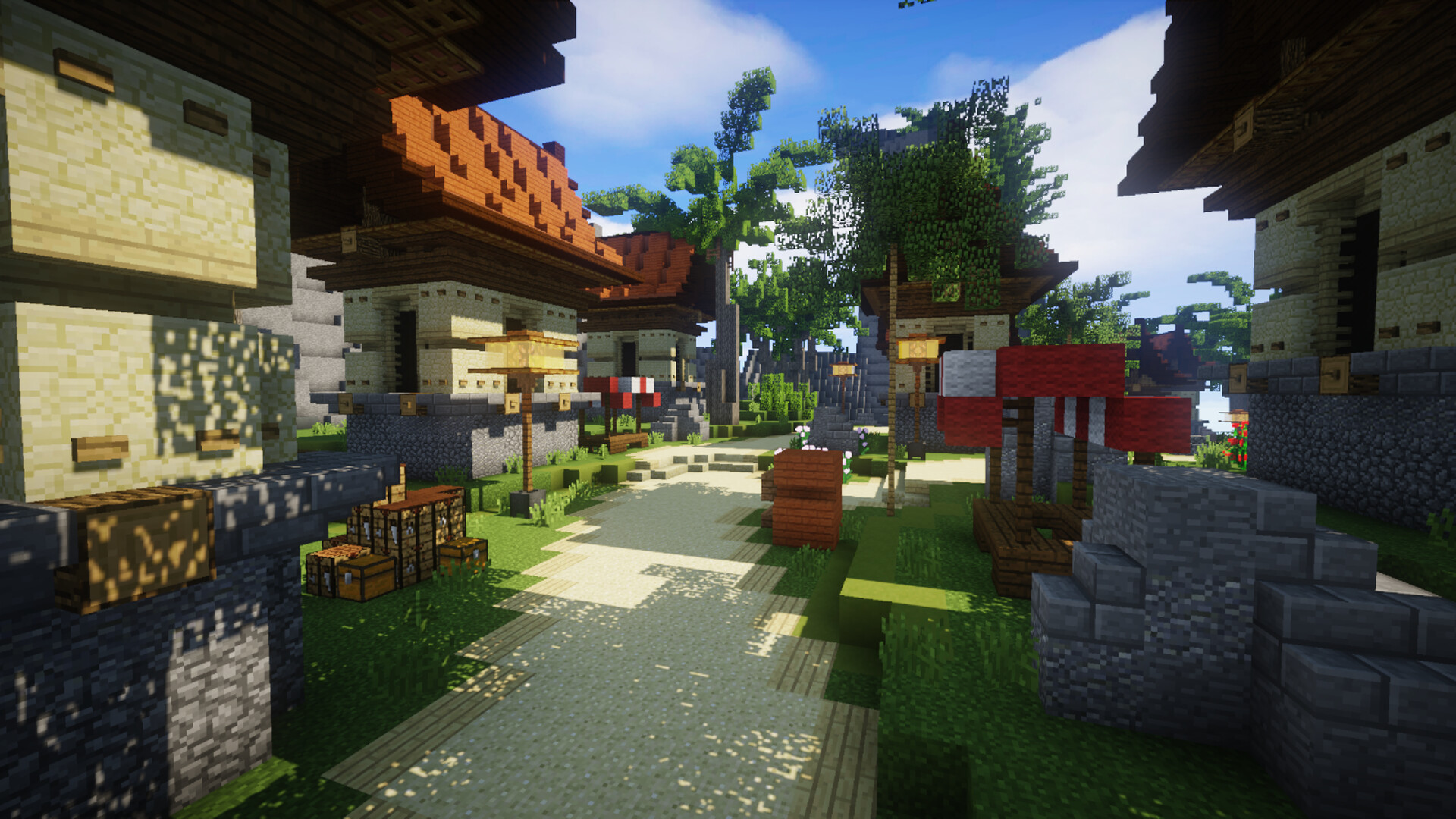 Summer Village Spawn Minecraft Map