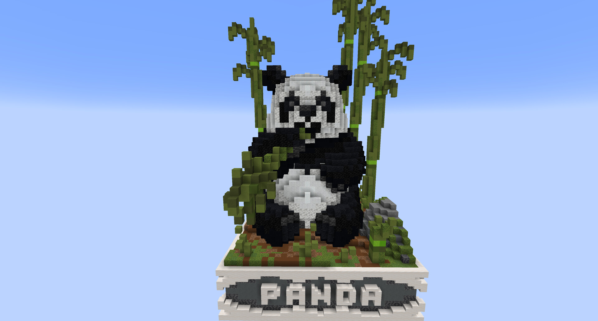 Panda Statue Minecraft Map