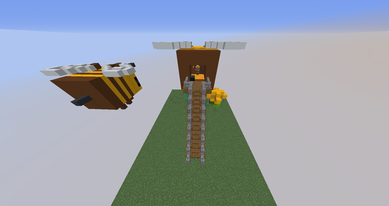 Honey shop and Bee statue Minecraft Map