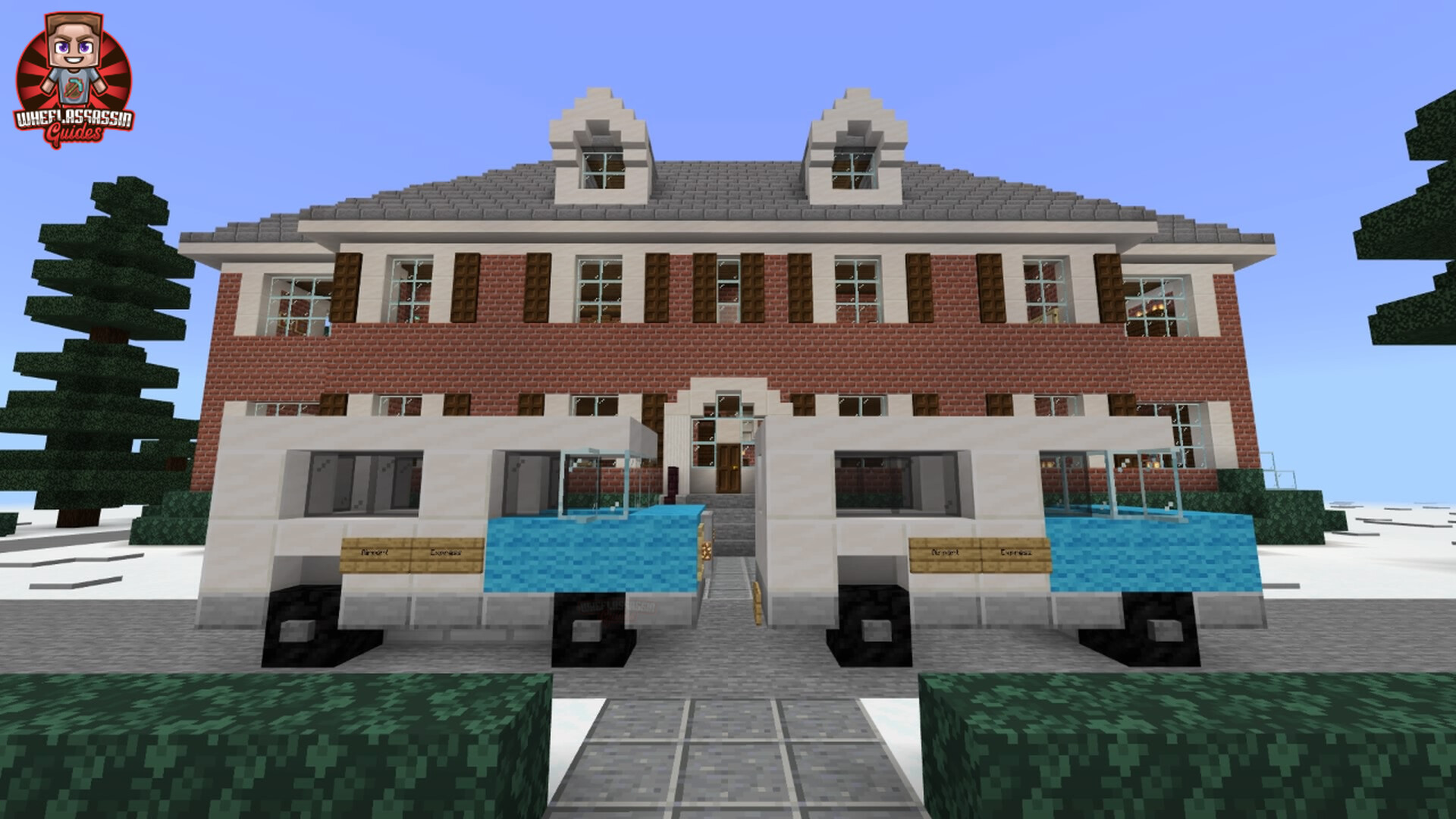 The McCallister house from Home Alone!! Minecraft Map
