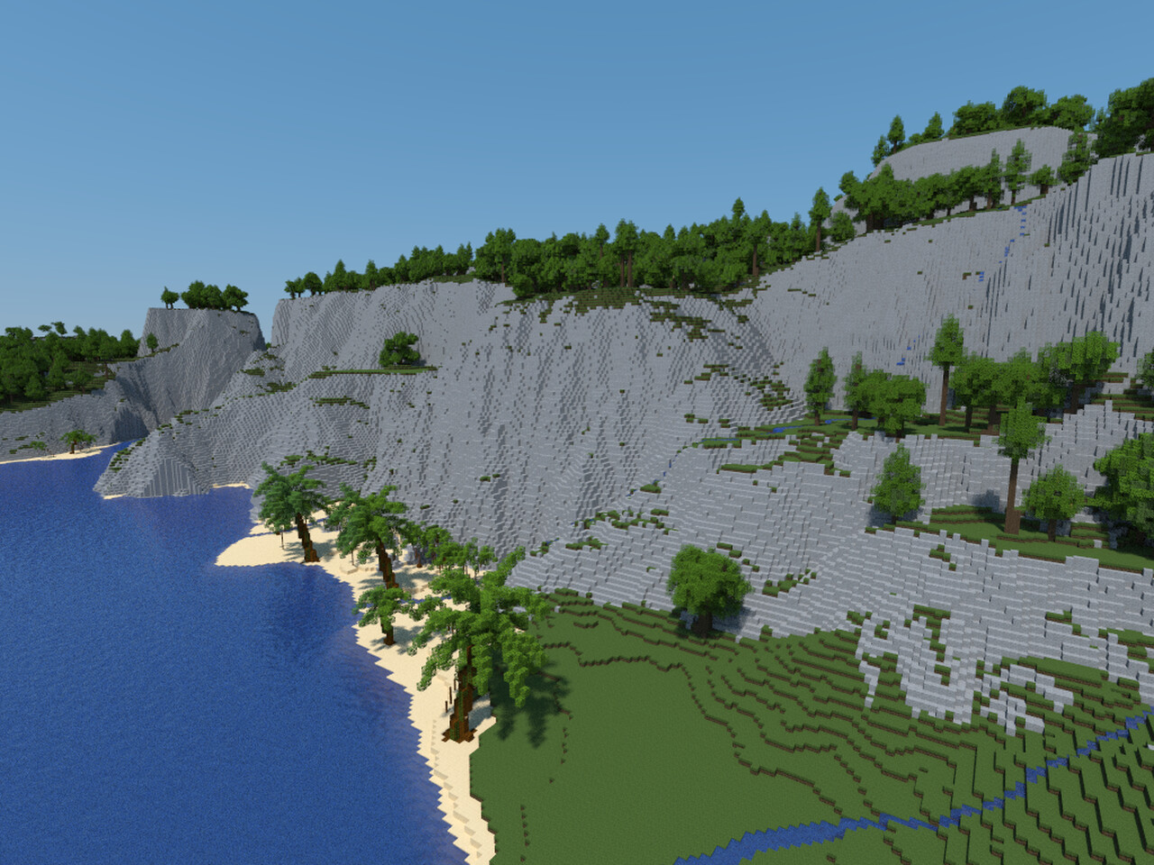 Custom WorldPainter Island Minecraft Map