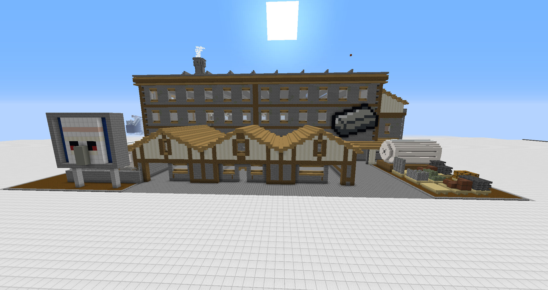 Decoration for Gnembon iron farm / Decoración para la granja de hierro