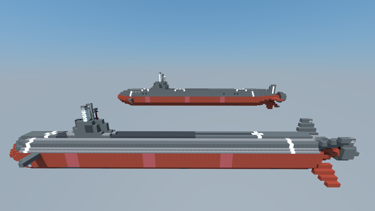 Swordfish Class Nuclear Fast Attack Submarine Minecraft Map