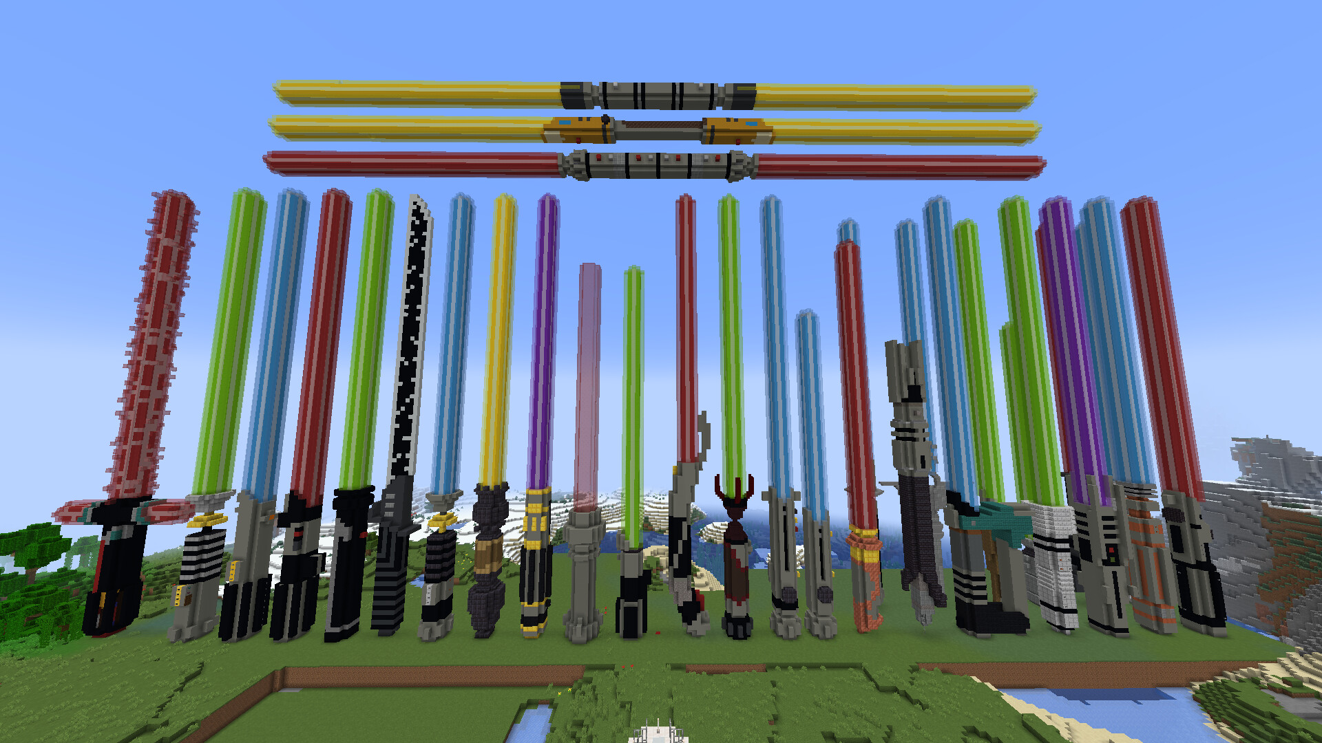 Star Wars Lightsabers Minecraft Map