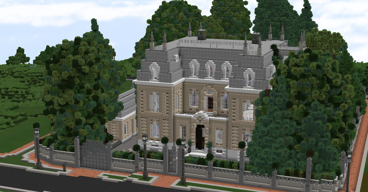 French style house Minecraft Map