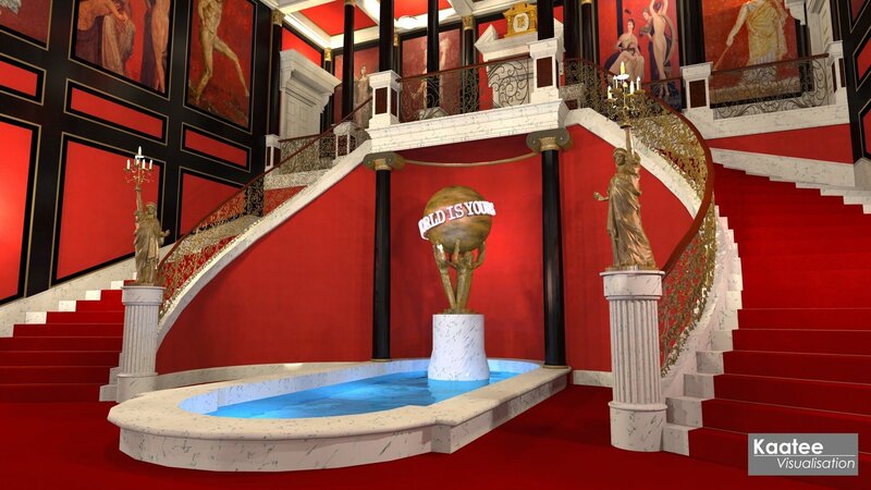 Scarface style mansion Minecraft Map