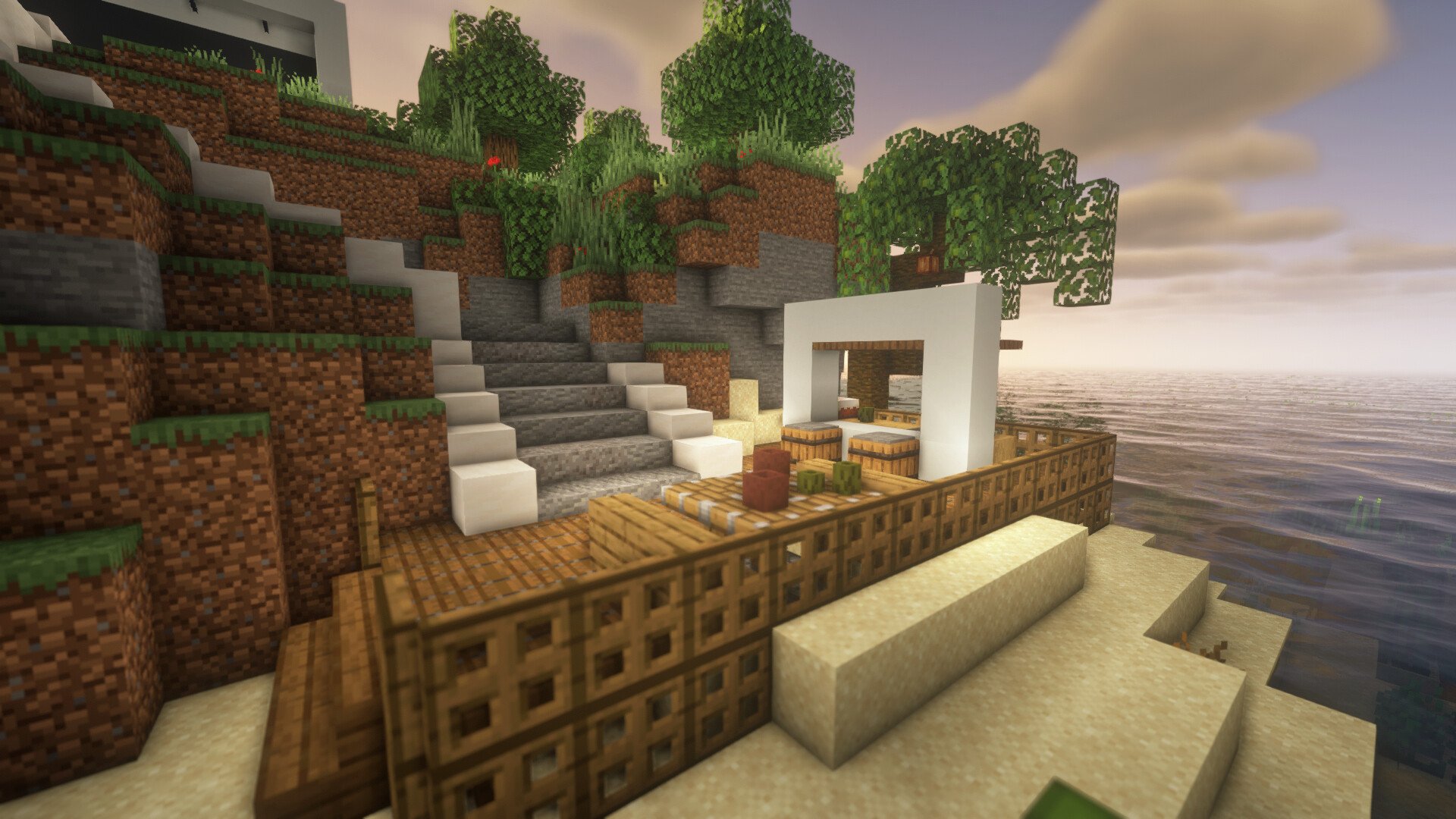Modern Island House Minecraft Map