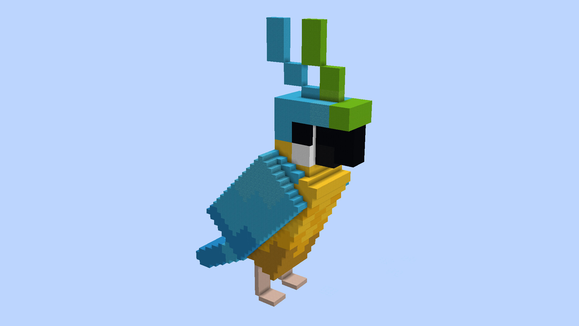 Parrot Mob Statues Minecraft Map