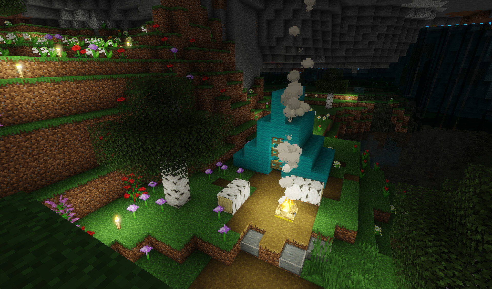 Floral Caves Hunt Minecraft Map