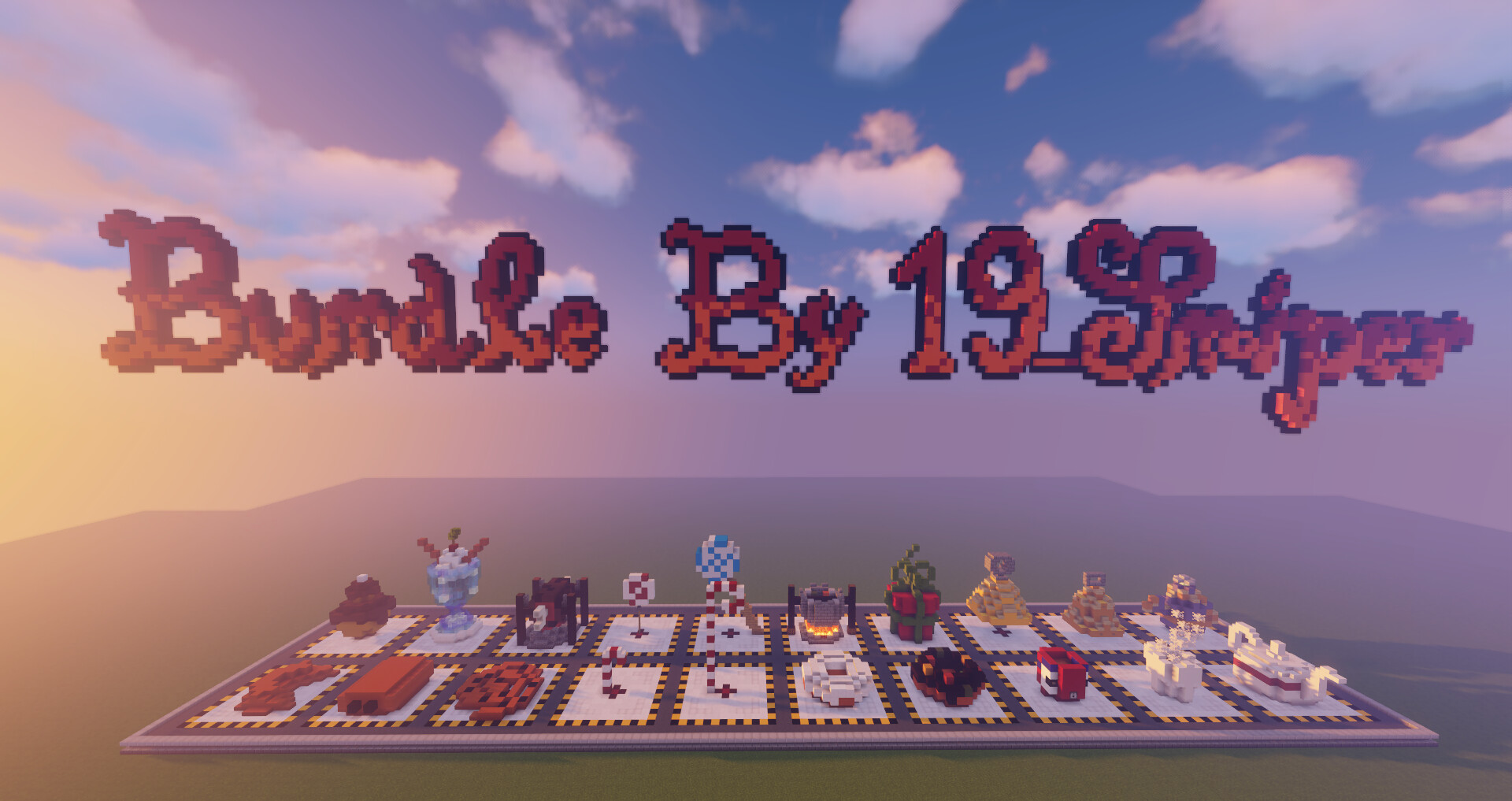 Bundle de 20 builds Divers Minecraft Map